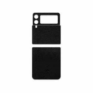 MAHOOT Black-Leather Cover Sticker for Samsung Galaxy Z Flip3 5G