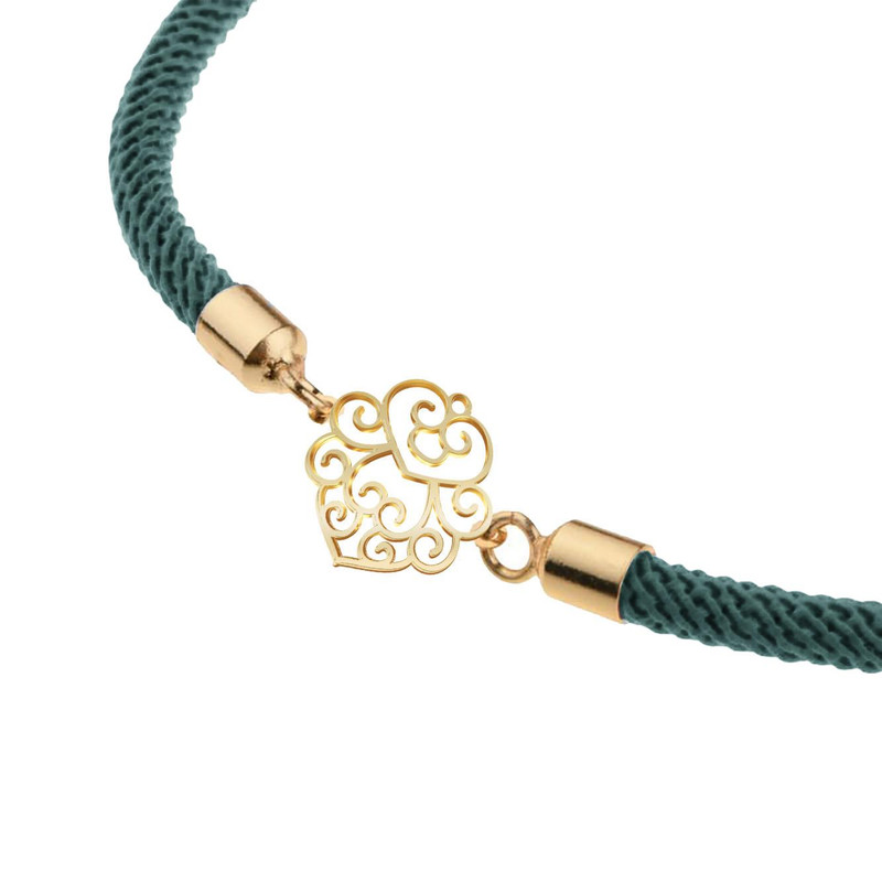 دستبند طلا 18 عیار زنانه مدوپد مدل اسلیمی کد D16-10460