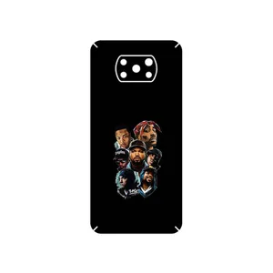 MAHOOT Great Rappers Digital Art Cover Sticker for Xiaomi Poco X3 Pro