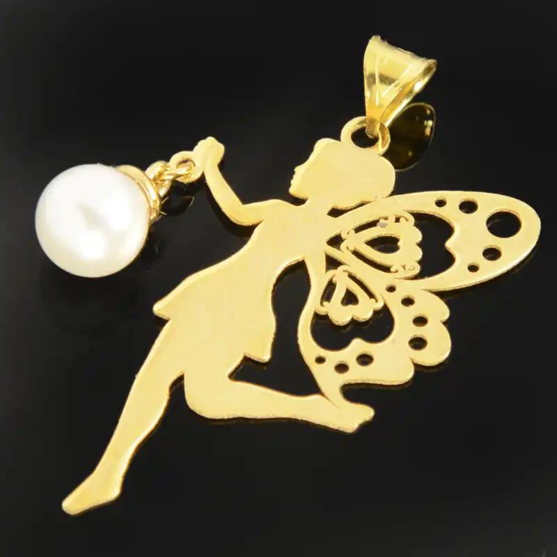 آویز گردنبند طلا 18 عیار زنانه کد 6787