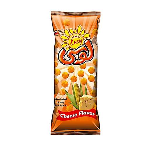 اسنک مینی پنیری لوسی - 25 گرم بسته 30 عددی