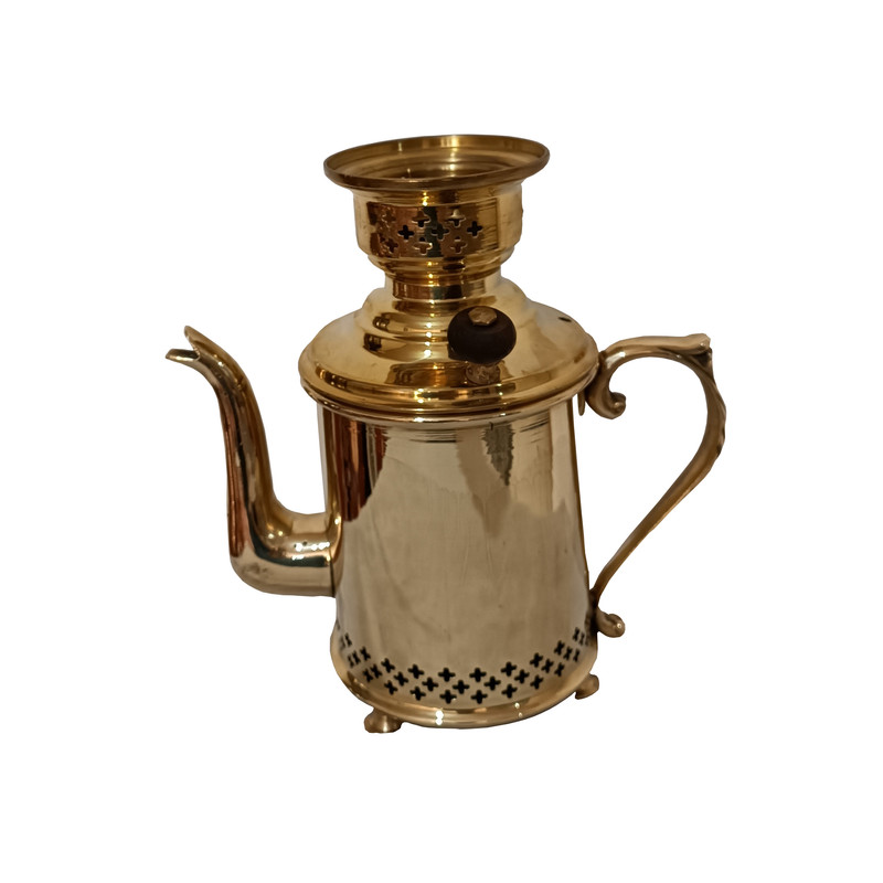 قهوه جوش ذغالی برنجی کد M_1006