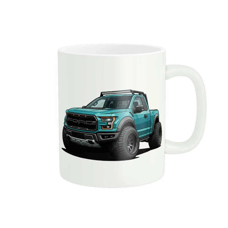 ماگ پادآفرین مدل ماشین Ford F-150 کارتونی کد 042