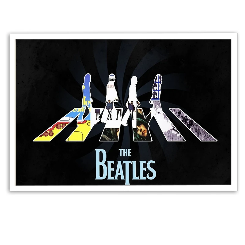 تابلو بکلیت طرح گروه بیتلز The Beatles مدل W-s173