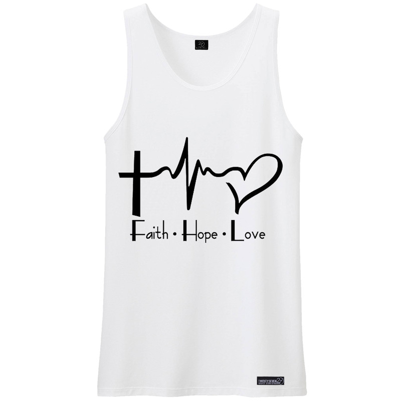 تاپ مردانه 27 مدل faith hope love کد PH123