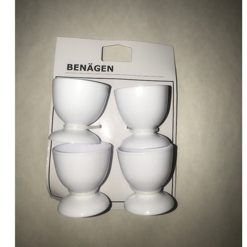 ظرف نگهدانده تخم مرغ ایکیا مدل BENAGEN بسته 4 عددی ظرف نگهدانده تخم مرغ ایکیا مدل BENAGEN بسته 4 عددی