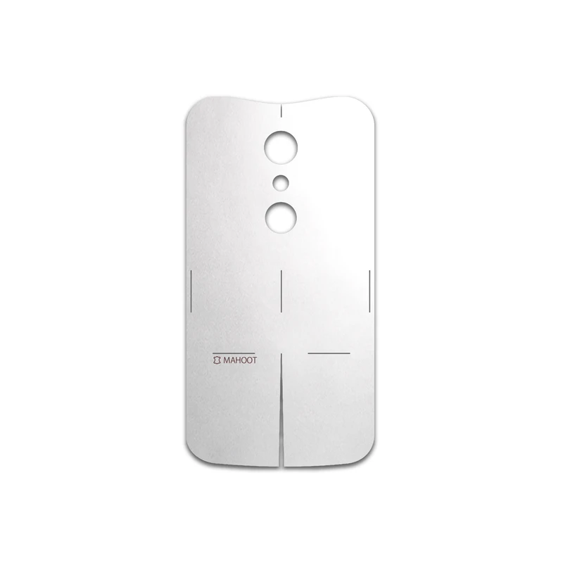 برچسب پوششی ماهوت مدل Metallic-White مناسب برای گوشی موبایل موتورولا Moto G 2nd gen