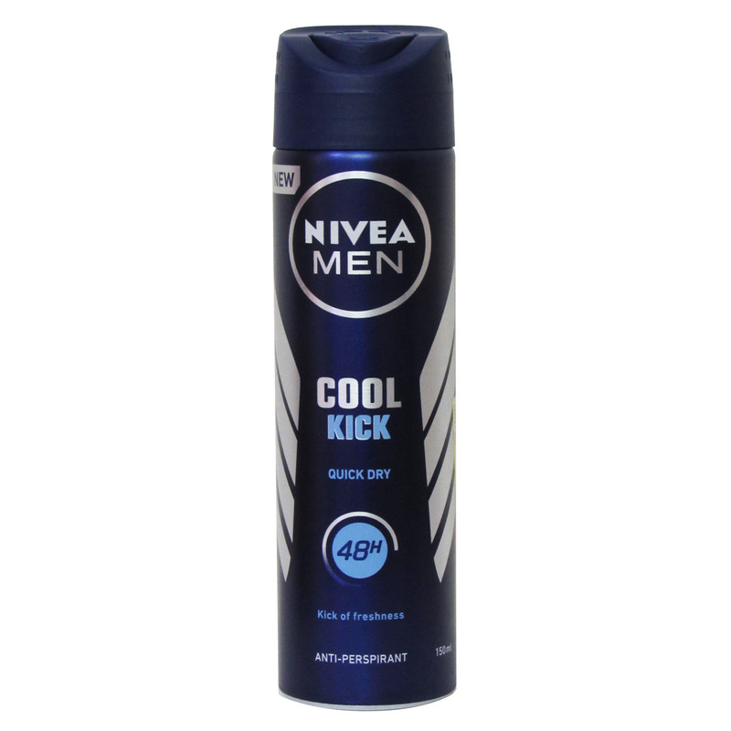 اسپری ضد تعریق مردانه نیوآ مدل COOL KICK حجم 150 میلی لیتر اسپری ضد تعریق مردانه نیوآ مدل COOL KICK حجم 150 میلی لیتر