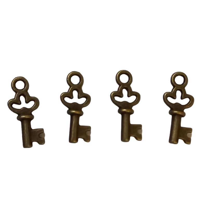 آویز دستبند طرح کلید بسته 4 عددی