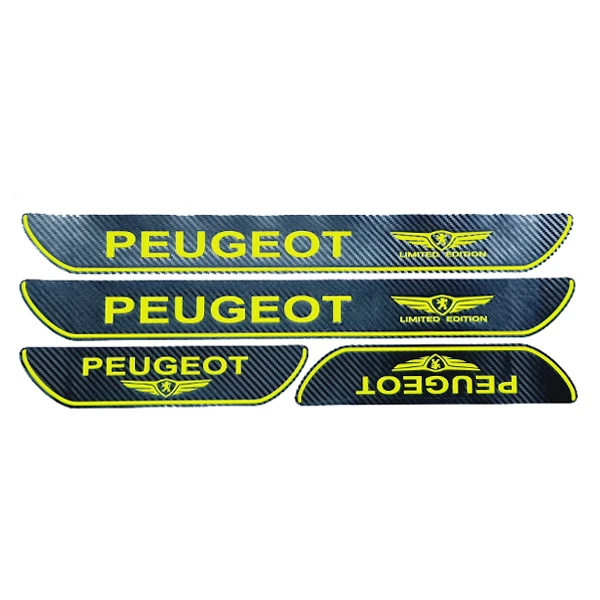  برچسب پارکابی خودرو کد S606 مناسب برای پژو مجموعه 4 عددی 