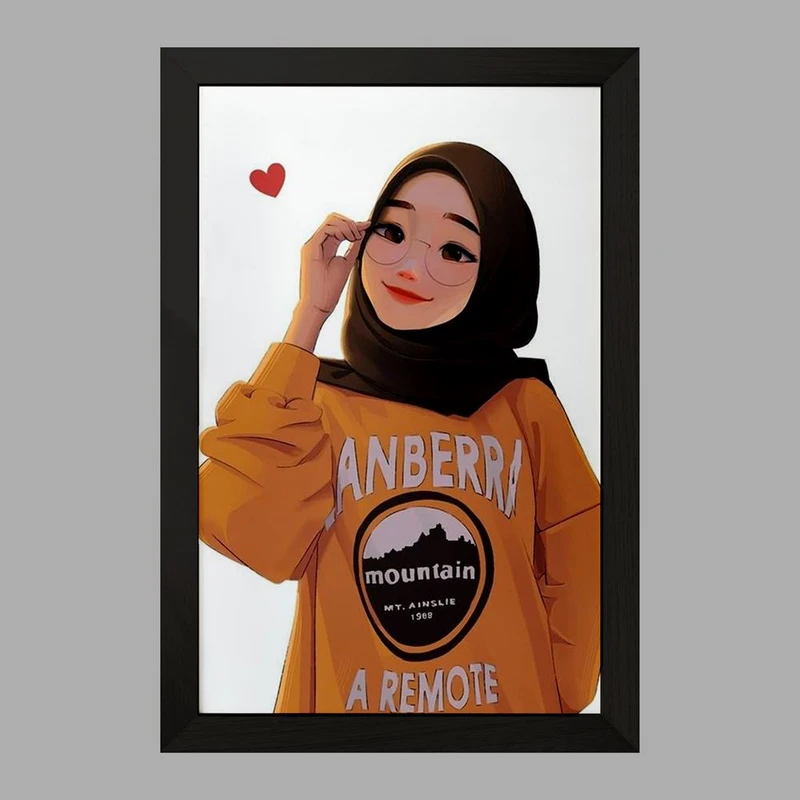 تابلو خندالو مدل دخترانه باحجاب کد 26009