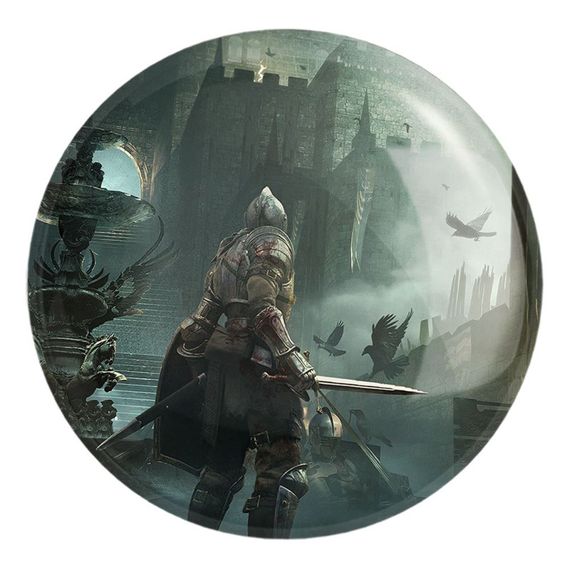 پیکسل خندالو طرح بازی ارواح شیطانی Demon's Souls کد 28670 مدل بزرگ