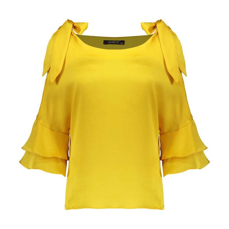 بلوز زنانه گردیه مدل 304230-yellow