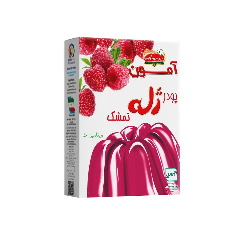پودر ژله تمشک آمون - 100 گرم