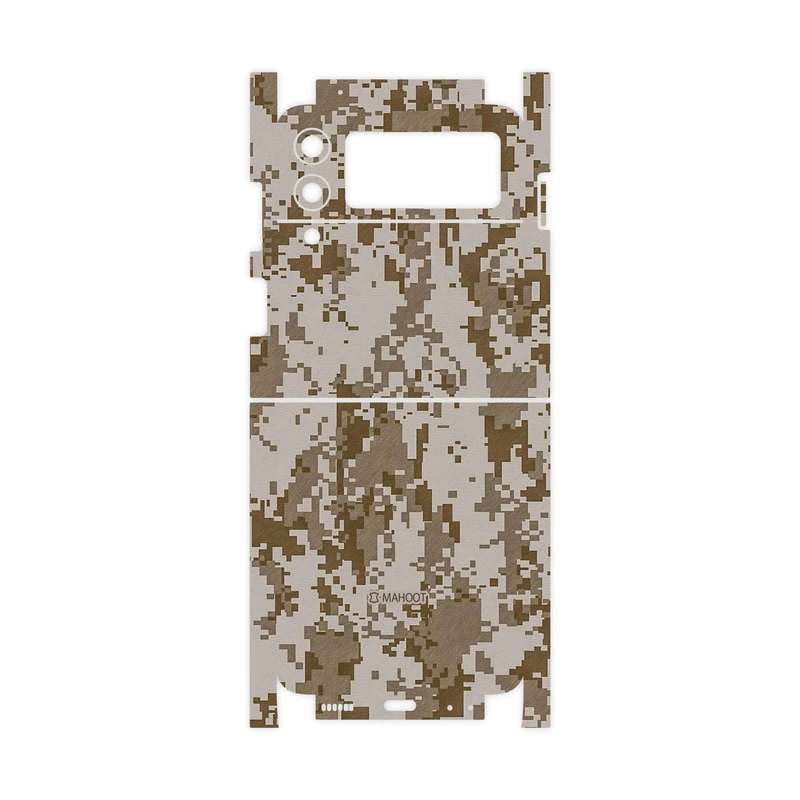 برچسب پوششی ماهوت مدل Army-Desert-Pixel-FullSkin مناسب برای گوشی موبایل سامسونگ Galaxy Z Flip3 5G