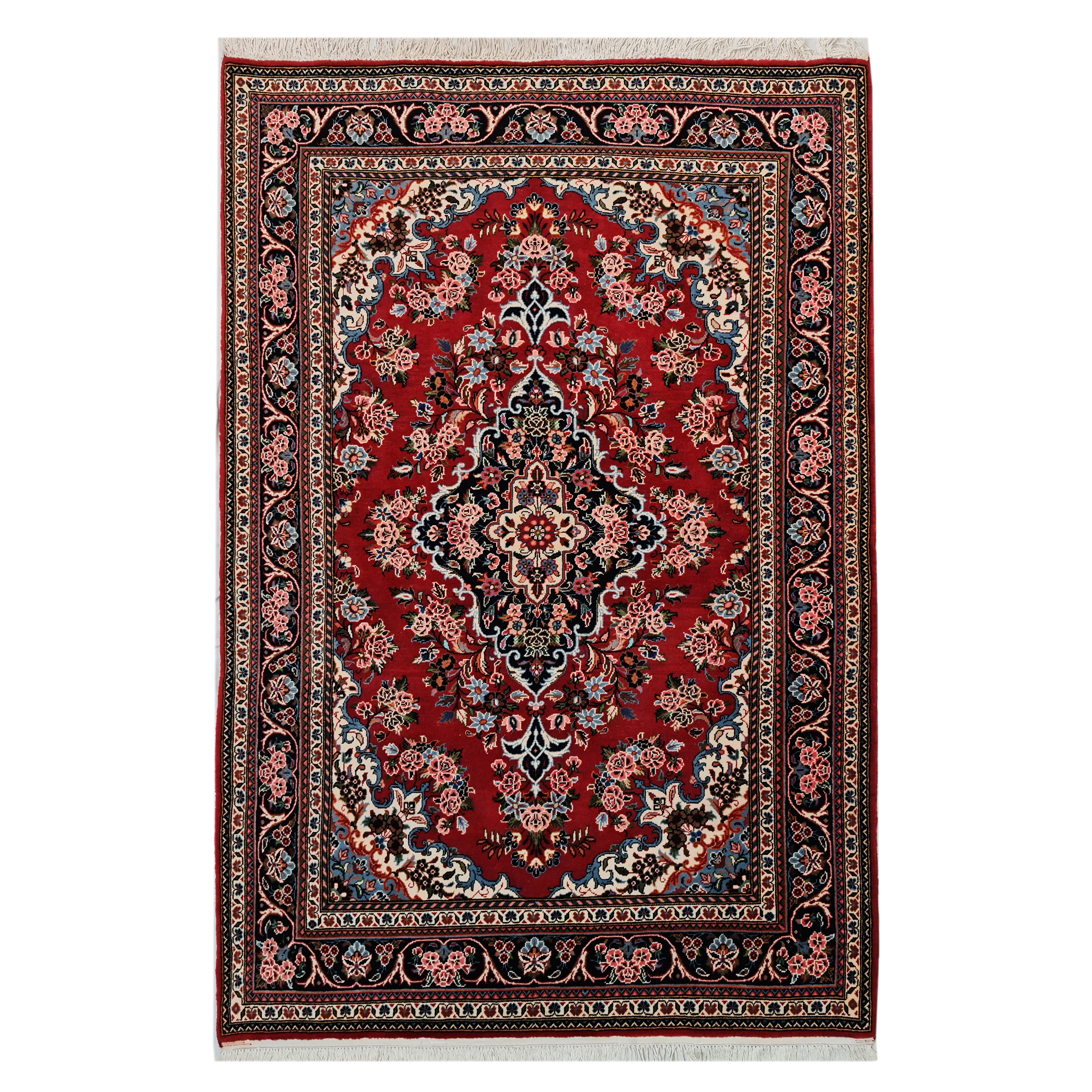 فرش قدیمی دستبافت سه و نیم متری کد 355