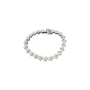 دستبند نقره زنانه ترمه 1 مدل فلاور کد ds 1005