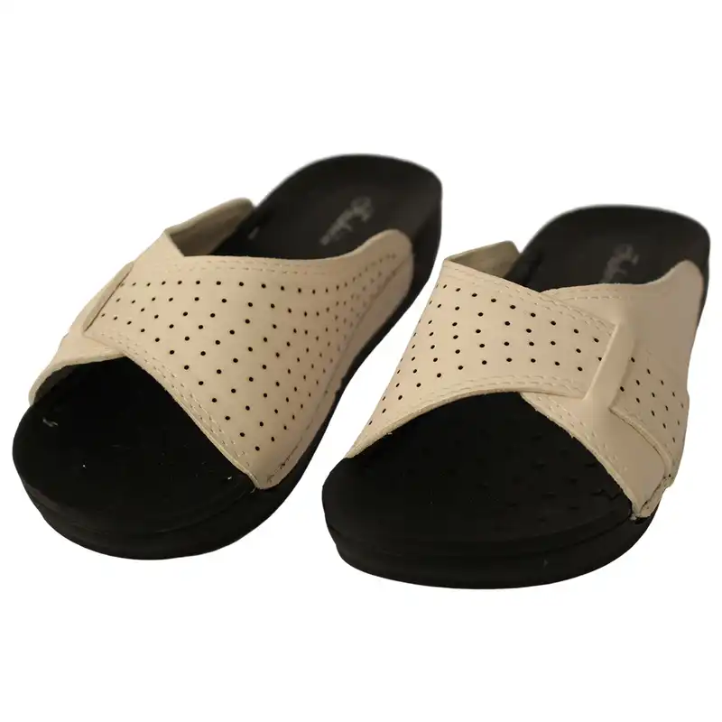 دمپایی زنانه نیکتا مدل 008 رنگ سفید