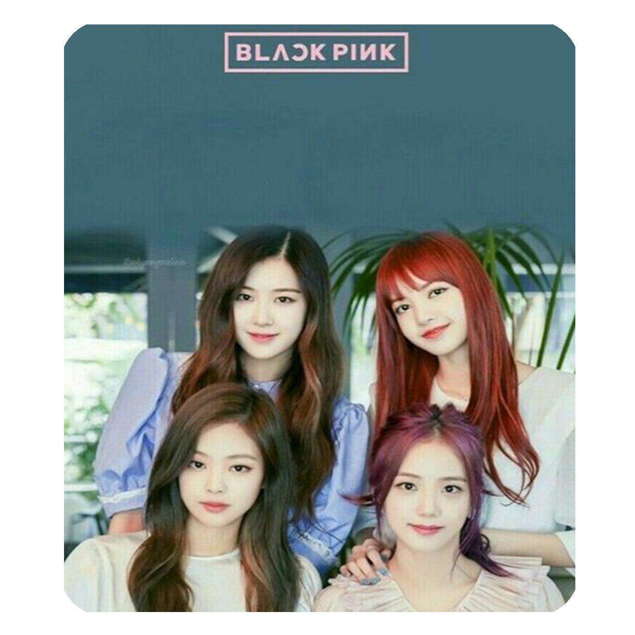 ماوس پد طرح گروه موسیقی بلک پینک کد P1