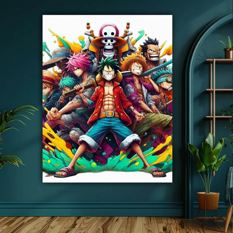 تابلو بوم طرح انیمه مدل وان پیس کد GR901