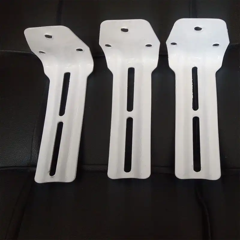 پایه نگهدارنده میله پرده مدل دیواری دوبل L12 بسته ده عددی