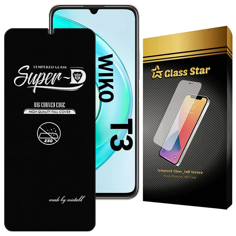 محافظ صفحه نمایش گلس استار مدل SUPERDNS مناسب برای گوشی موبایل ویکو Wiko T3