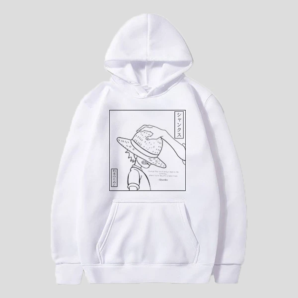 هودی مردانه مدل انیمه ای وان پیس شخصیت لوفی کد anm032