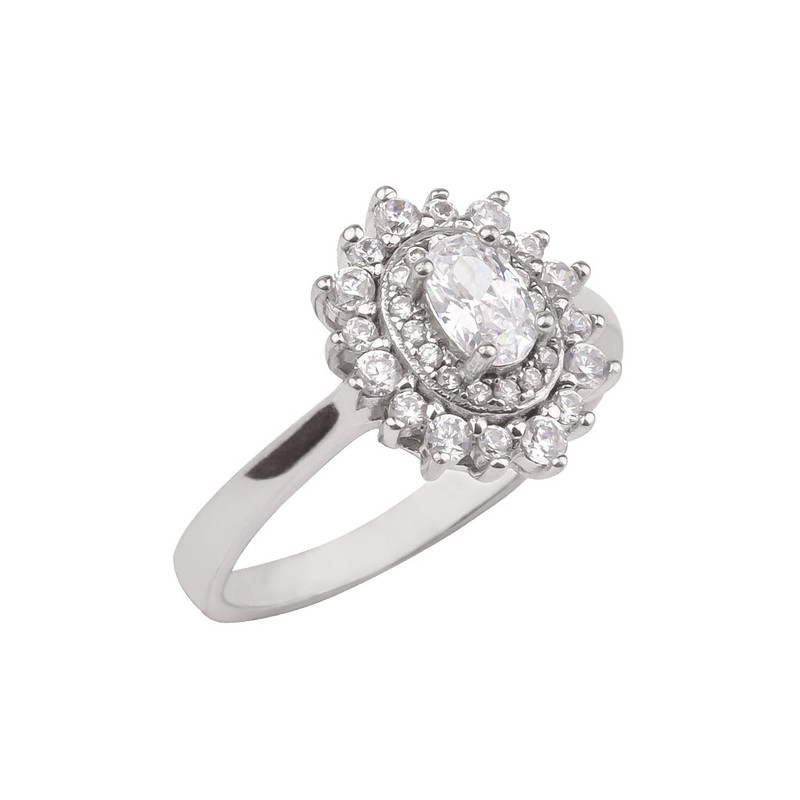 انگشتر نقره زنانه مدل 21823