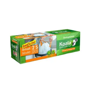 کیسه زباله کوالا مدل بند دار بسته 25 عددی