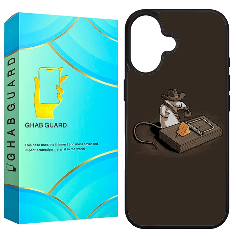 کاور قاب گارد طرح موش مدل G16PL مناسب برای گوشی موبایل اپل iPhone 16 Plus