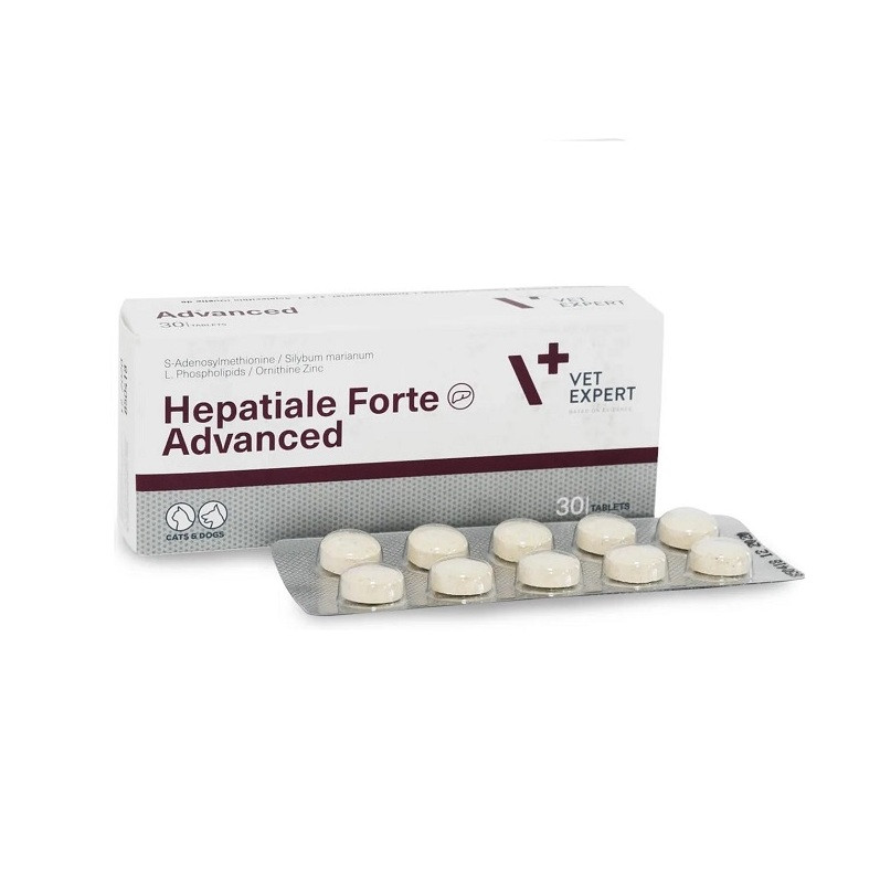 مکمل تقویت کبد سگ و گربه وت اکسپرت مدل Hepatiale Forte بسته ۳۰ عددی