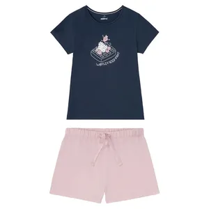 ست تی شرت و شلوارک دخترانه پیپرتس مدل 8472112