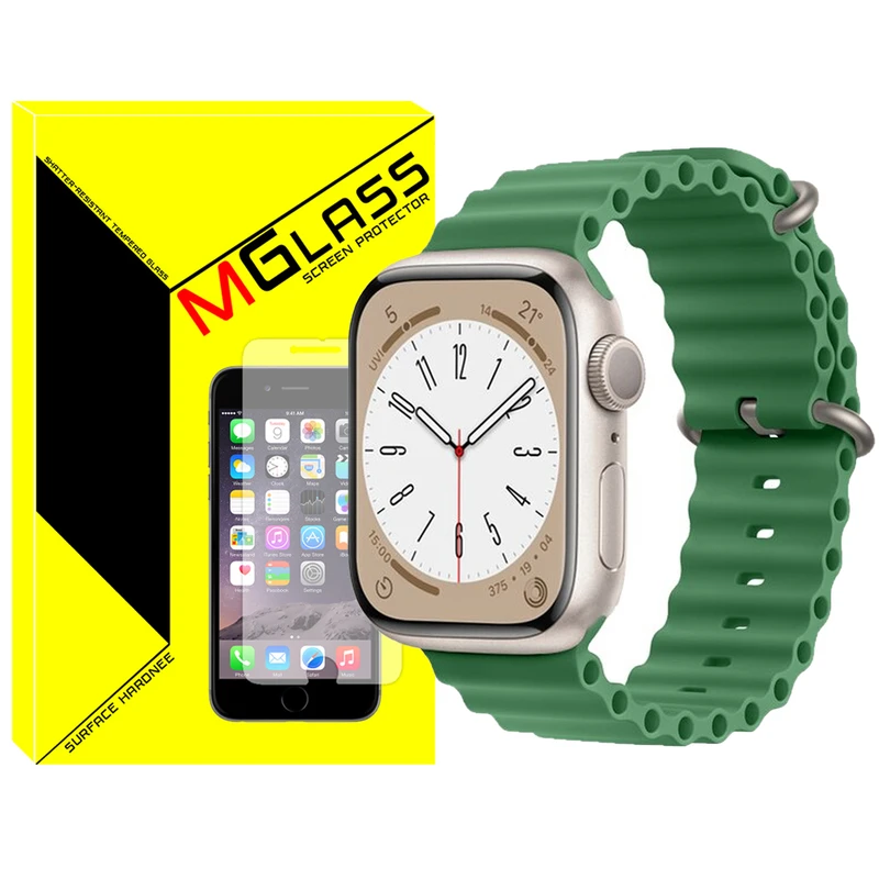 بند ام‌گلس مدل Ocean مناسب برای اپل واچ Series 2 42 میلی متری