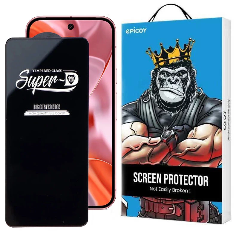 محافظ صفحه نمایش اپیکوی مدل Super 5D مناسب برای گوشی موبایل گوگل Pixel 9/9 Pro 