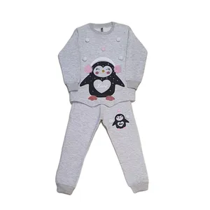 ست سویشرت و شلوار دخترانه مدل 1015