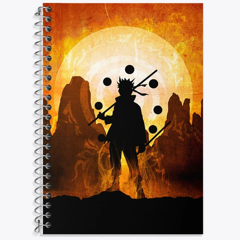 دفتر لغت 50 برگ خندالو طرح انیمه ناروتو (Naruto) کد F824