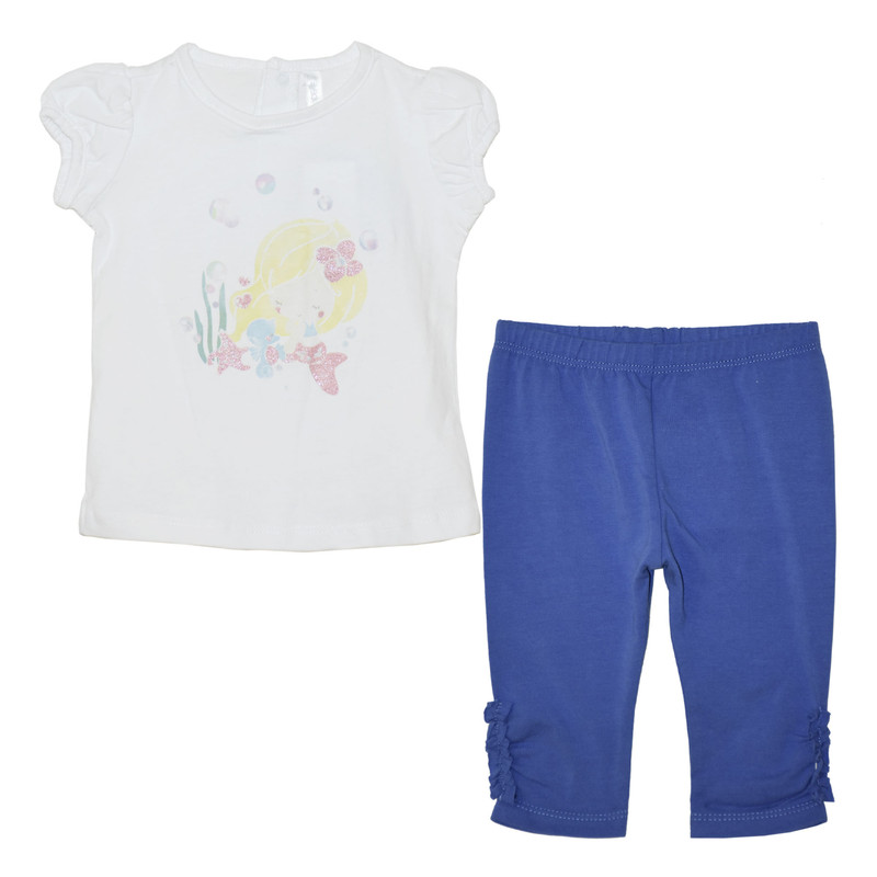 ست تی شرت و شلوار نوزادی مدل 96944363- LU