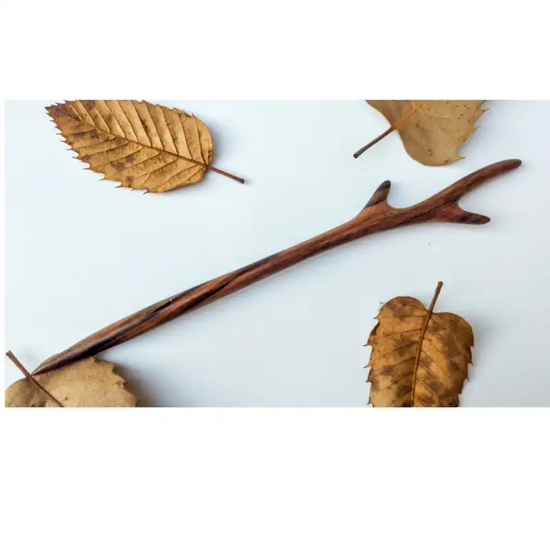 گیره مو زنانه مدل چوبی شاخ گوزن