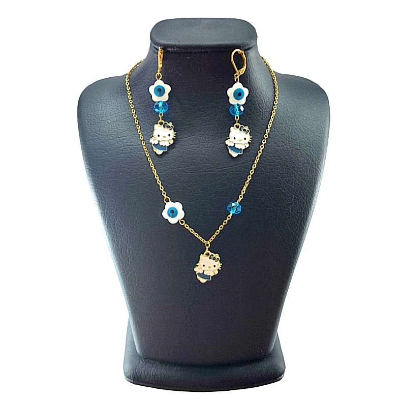 نیم ست دخترانه مدل کیتی چشم نظر