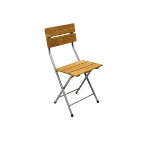 صندلی مدل تاشو چوبی کد 4030