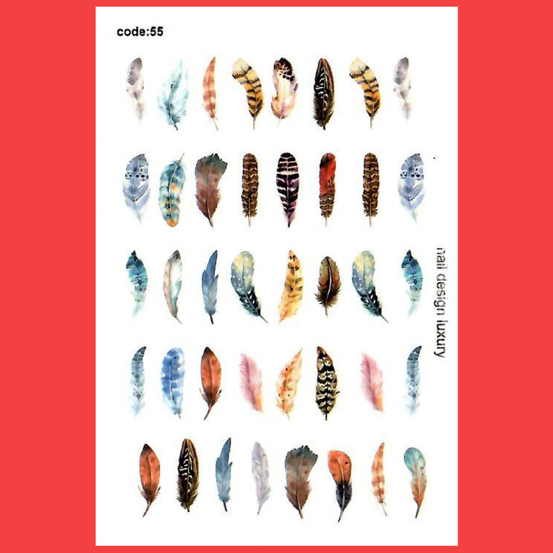 استیکر طراحی ناخن مدل C55 استیکر طراحی ناخن مدل C55