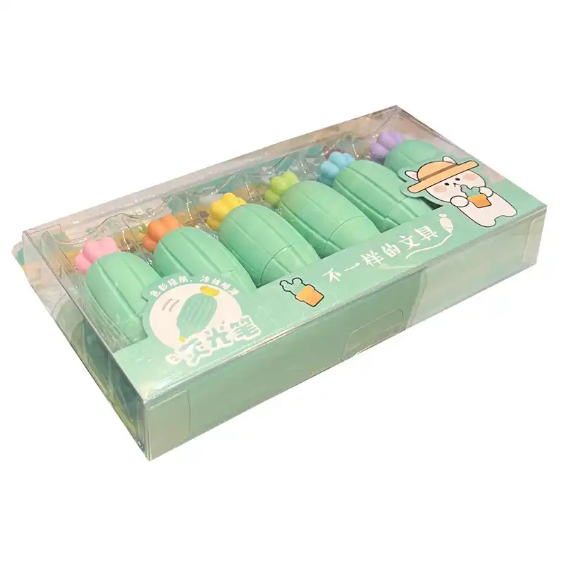 ماژیک علامتگذار مدل Cactus-06 کد 150179 بسته 6 عددی