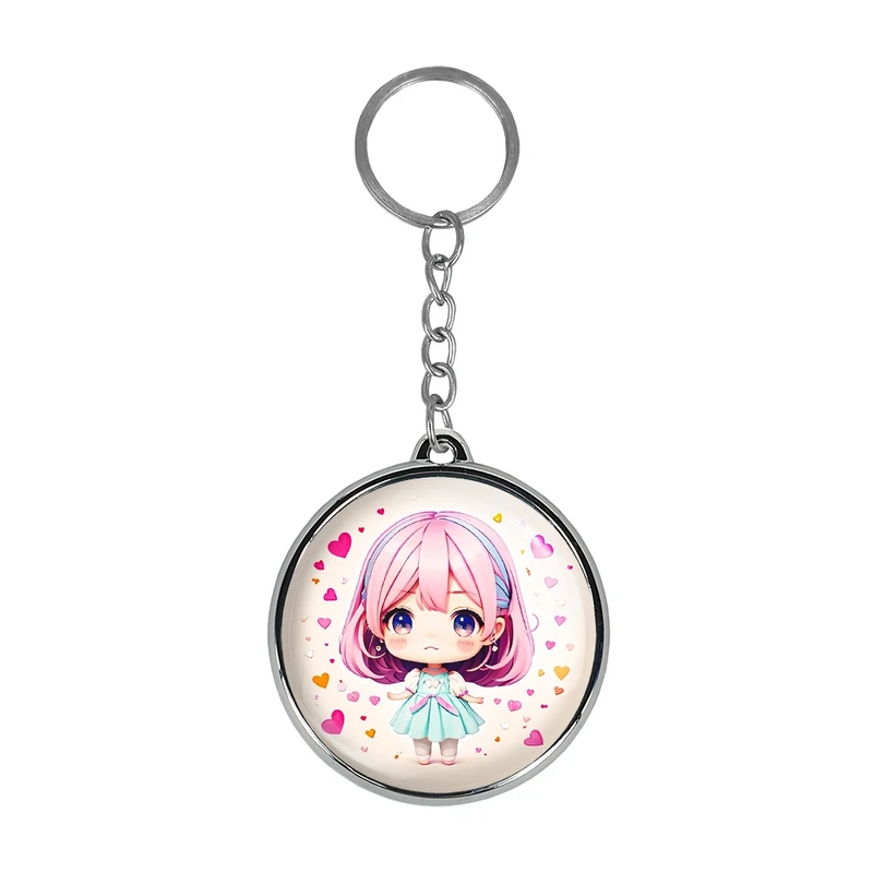 جاکلیدی خندالو طرح دخترانه (Girlish) مدل دوطرفه کد 3688936890