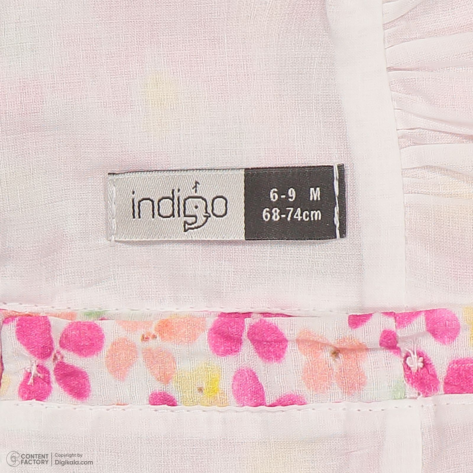 ست سه تکه لباس نوزادی ایندیگو مدل 13150 رنگ سرخابی -  - 5