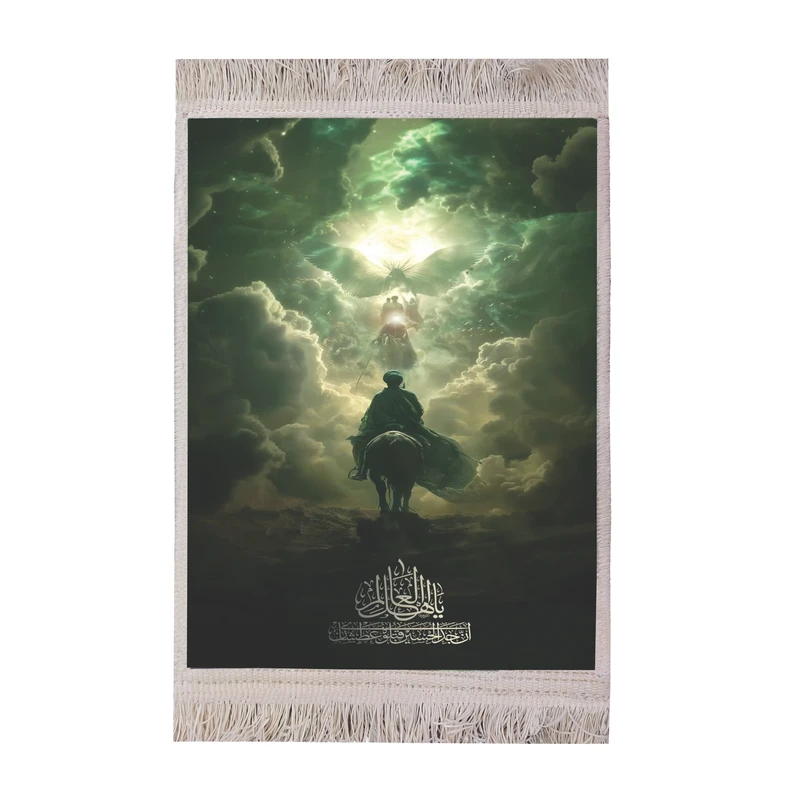 تابلو فرش ماشینی طرح محرم امام حسین(ع) کد FR115