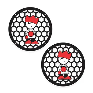 قاب میدرنج خودرو طرح آدمک مدل 207 مناسب برای میدرنج 10 اینچ  بسته 2 عددی