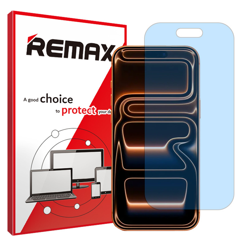 محافظ صفحه نمایش ضد اشعه آبی ریمکس مدل Eye Care مناسب برای گوشی موبایل اپل iPhone 17 Pro Max