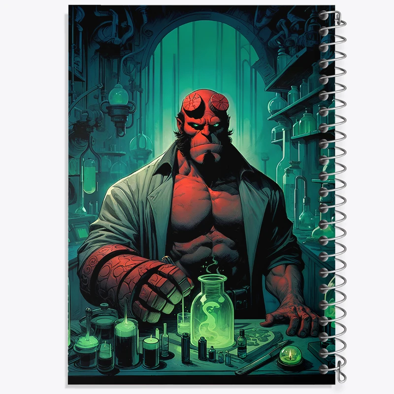دفتر لیست خرید 50 برگ خندالو طرح پسر جهنمی (Hellboy) کد N4957