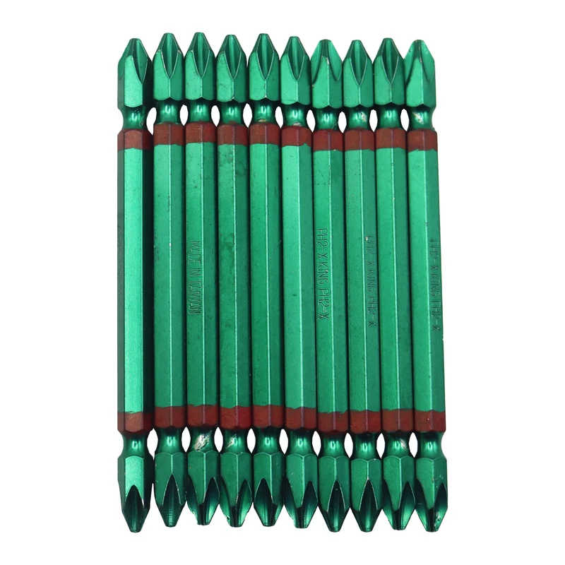 سری پیچ گوشتی دو سر چهار سو کینگ مدل YP-2*100MM مجموعه 10 عددی