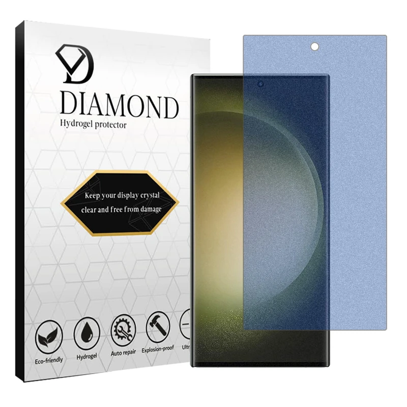 محافظ صفحه نمایش مات ضداشعه آبی دیاموند مدل Tough مناسب برای گوشی موبایل سامسونگ Galaxy S23 Ultra